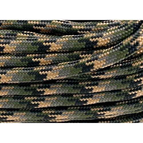 SPOOL 1000ft Paracord Forest Camo 550 7 strand MADE IN USA
