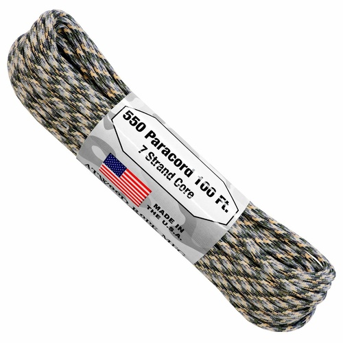 Paracord "Gunship" 550 7 strand (100ft) MADE IN USA