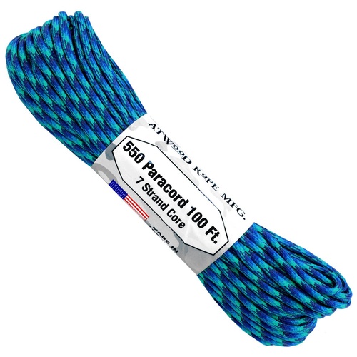 Paracord "Neptune" 550 7 strand (100ft) MADE IN USA