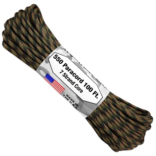 Paracord "Recon" 550 7 strand (100ft) MADE IN USA