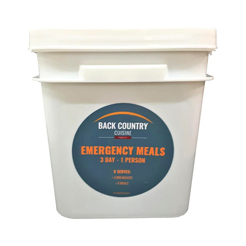 Back Country 3 Day Emergency Bucket