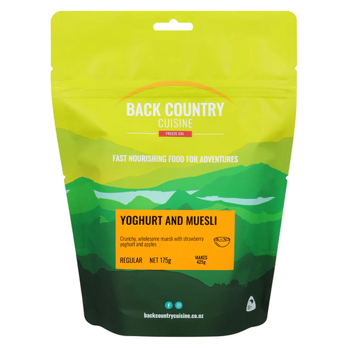 Back Country Yoghurt & Muesli Regular Freeze Dried Breakfast