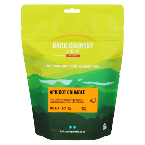 BackCountry Apricot Crumble Regular Sized Freeze Dried Dessert