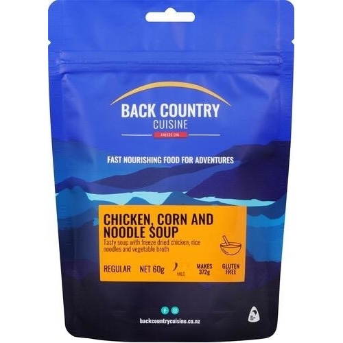 BackCountry Chicken Corn and Noodle Soup Freeze Dried