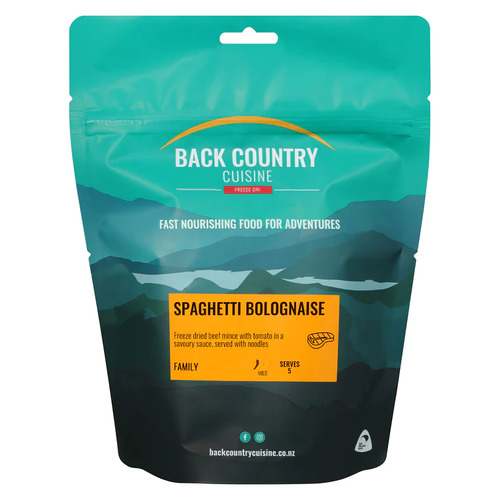 Back Country Family Spaghetti Bolognese Freeze Dried Meal