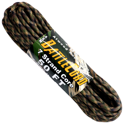 5.6mm 7 Strand Heavy Duty Battle Cord Paracord 'GROUND WAR' CAMO