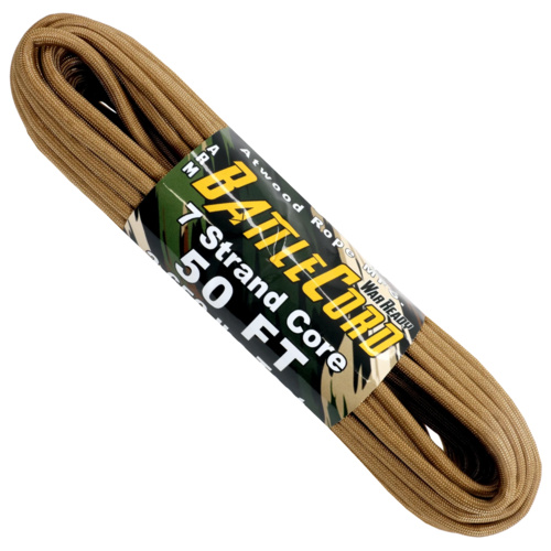 5.6mm 7 Strand Heavy Duty Battle Cord Paracord TAN