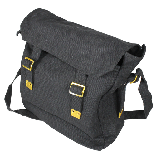 Haversack Shoulder Bag Black