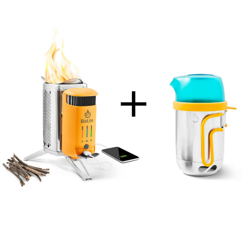 Biolite Campstove + KettlePot Combo Pack