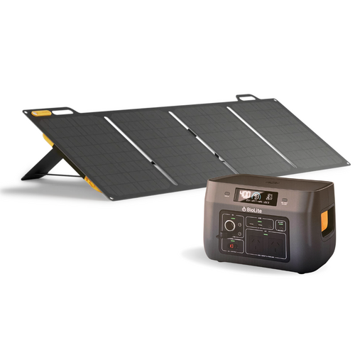BaseCharge 600 Station + Solar Panel Off Grid Combo