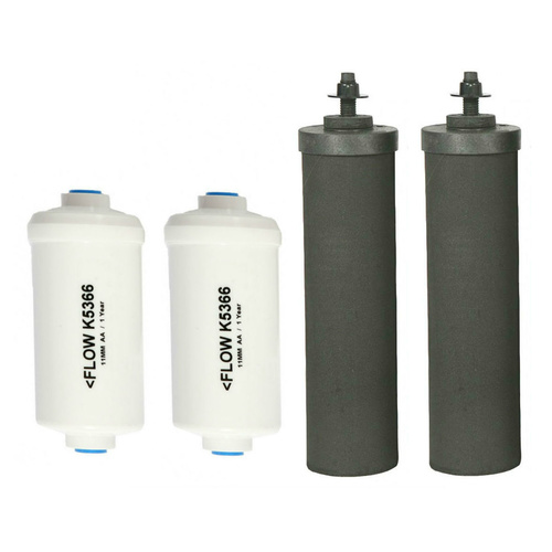 Black Berkey & PF2 Fluoride Filter Replacement Twin Pack