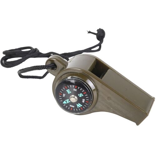 Multi-Use Whistle with Compass
