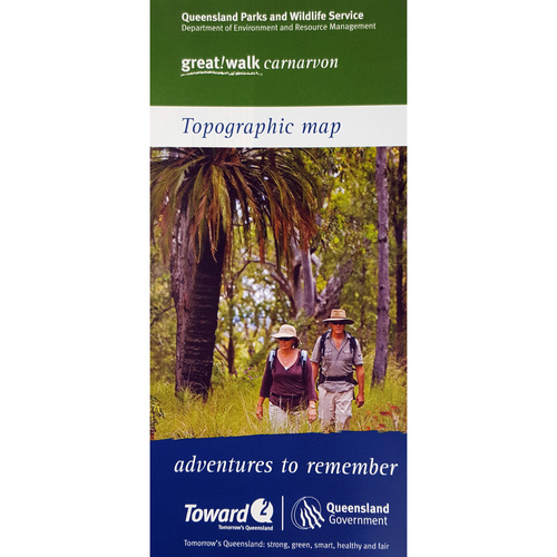 Carnarvon QLD Great Walk Topographic Map