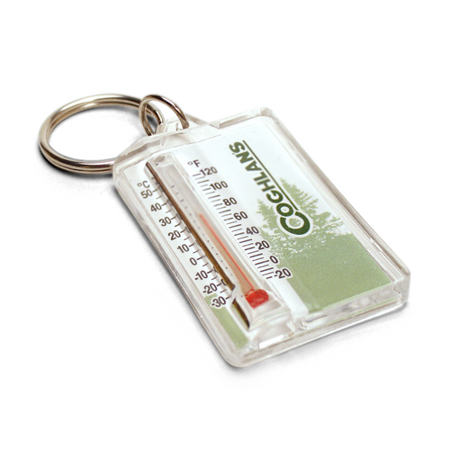 Keyring Zipper Pull Thermometer