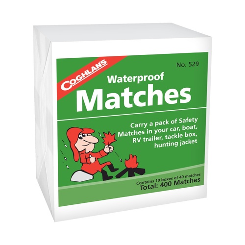 Water Proof Matches (400 match bulk pack)