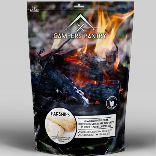 Campers Pantry Freeze Dried Parsnips Sliced