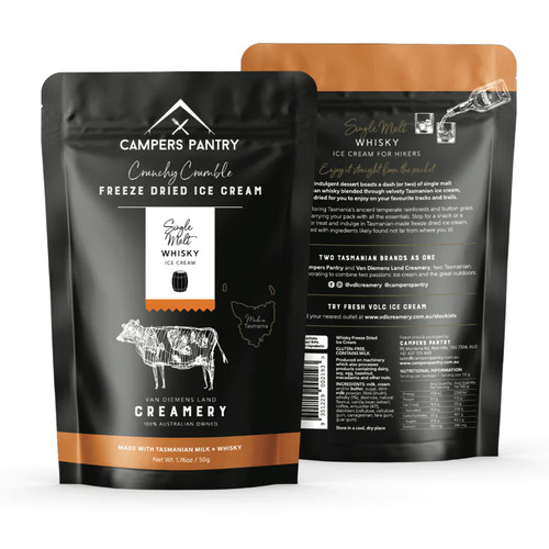 Gelato Ice Cream Freeze Dried Whisky 