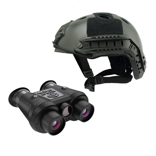 Night Vision IR Goggle Helmet Kit