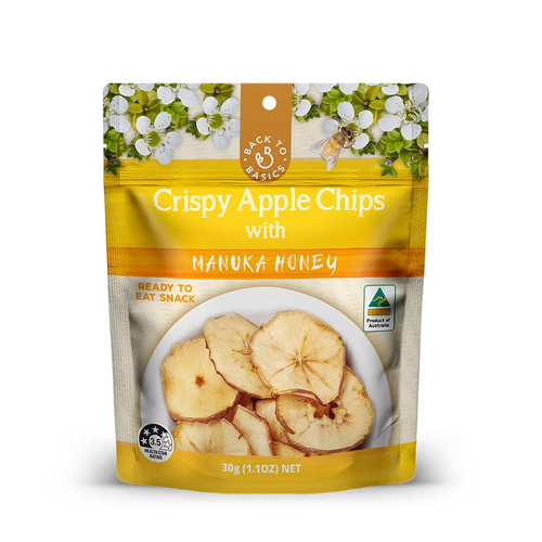 Crispy Apple Chips with Manuka Honey 30g