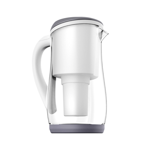 Ecobud Gentoo Fluoride & Chlorine Glass Jug Filter (Grey & White)