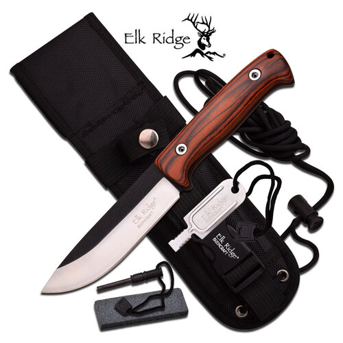 Elk Ridge Knife with Survival Kit
