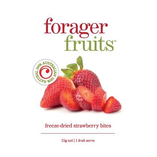 Forager Fruits freeze-dried Strawberry bites