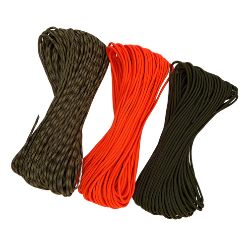 Fish & Fire 9 Strand 550 Paracord (100ft)
