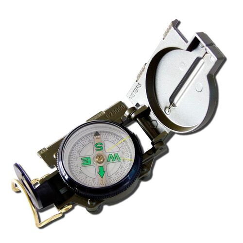 Military Metal Case Lensatic Compass