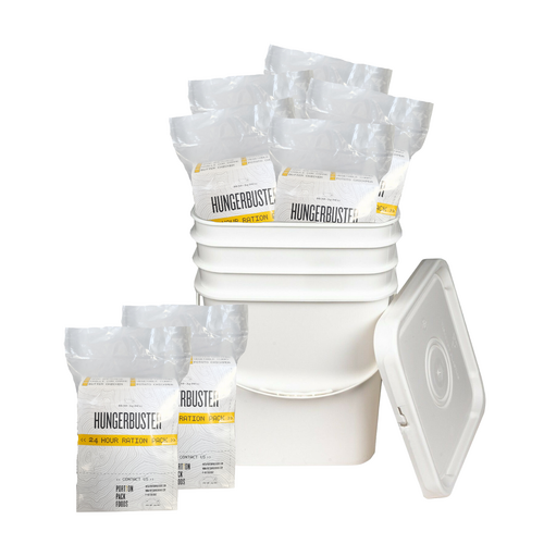 7 Day MRE Hungerbuster Food Bucket