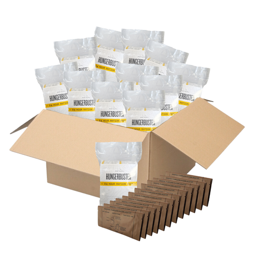 MRE Hungerbuster 12x Ration Pack Bulk Variety Carton (with heaters)