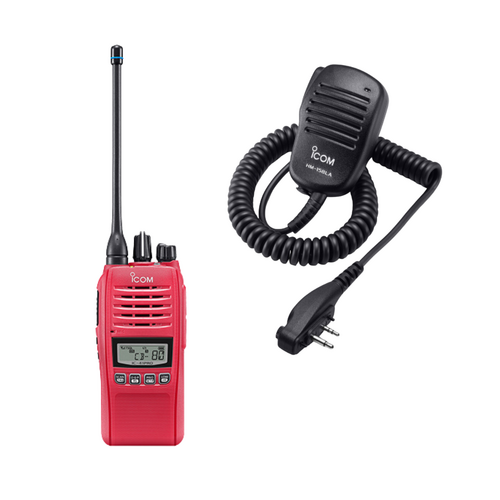 Icom IC-41PRO with Microphone Combo (Red)