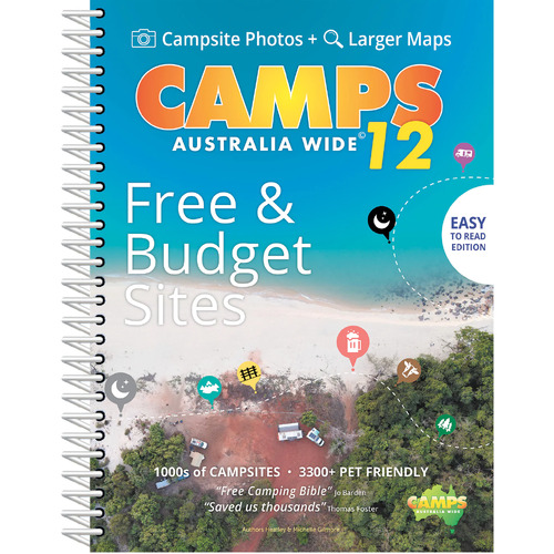 Camps 12 Easy to Read Edition Campsite Photos + Larger Maps