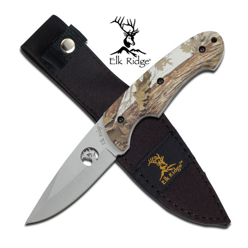 Elk Ridge Full Tang Forest Camo Hunting Knife