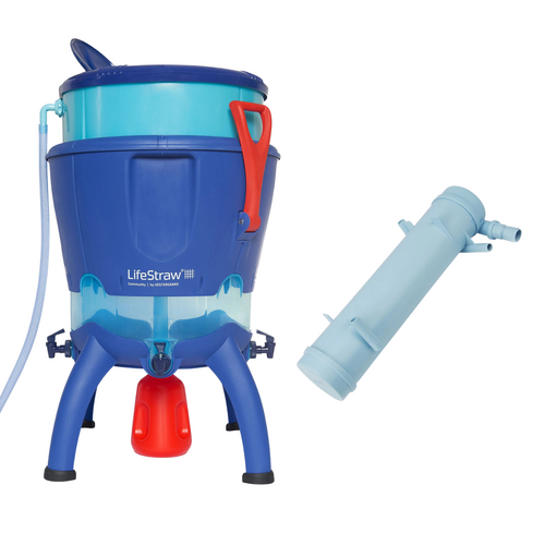 LifeStraw Community Water Purifier 50L + Extra Replacement Filter