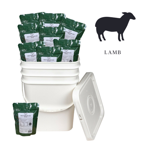 Lamb Dices 45 serve Bulk Bucket