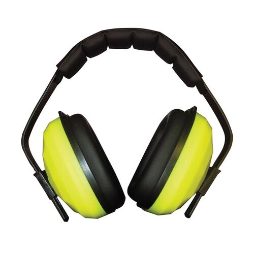 Safety Yellow Earmuffs - Workplace Compliant Hearing Protection