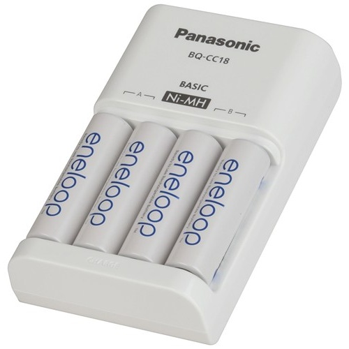 Eneloop Ni-MH Battery Charger with 4AA Batteries