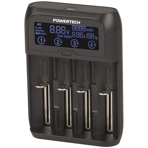 4-Channel Universal Battery Charger with LCD