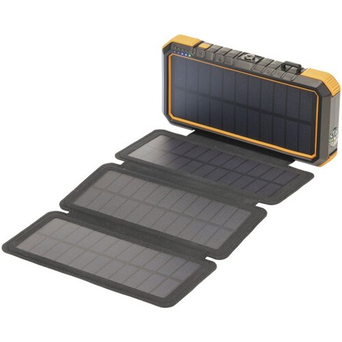 20,000mAh Solar Power Bank with Foldable Solar Panels