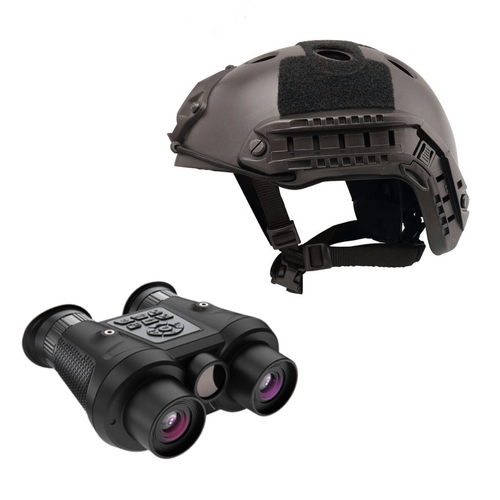 Midnight Optics 2 Night Vision Goggles Tactical Helmet Black