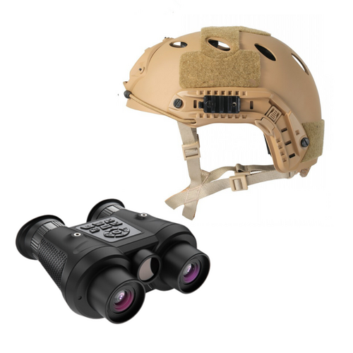 Midnight Optics 2 Night Vision Goggles Tactical Helmet Green