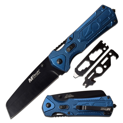 Tactical Pocket Knife Multi-tool Blue