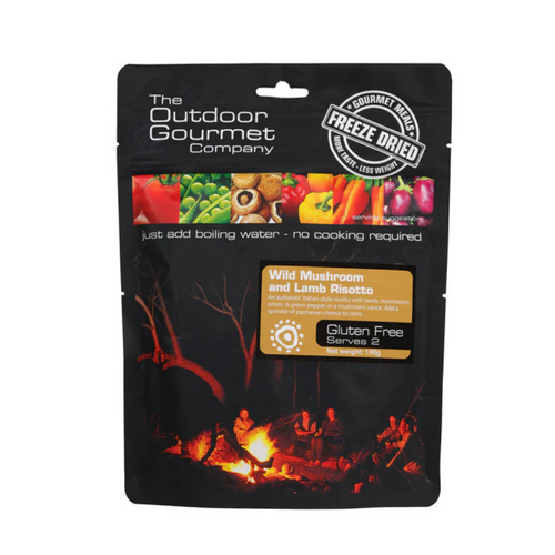 Outdoor Gourmet Company 2 Person Wild Mushrooms and Lamb Risotto