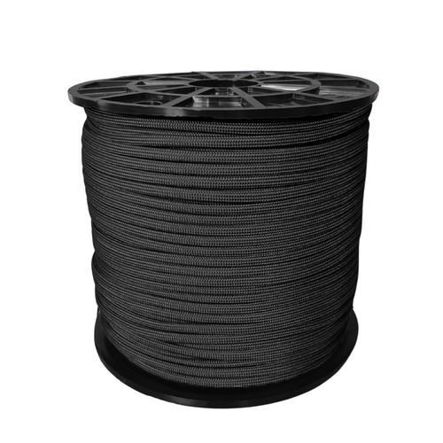 300ft Paracord Tactical Black 550 7 strand MADE IN USA