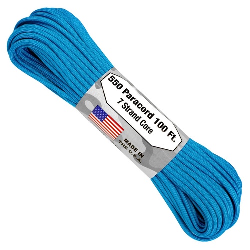 Paracord "Blue' 550 7 strand (100ft) MADE IN USA