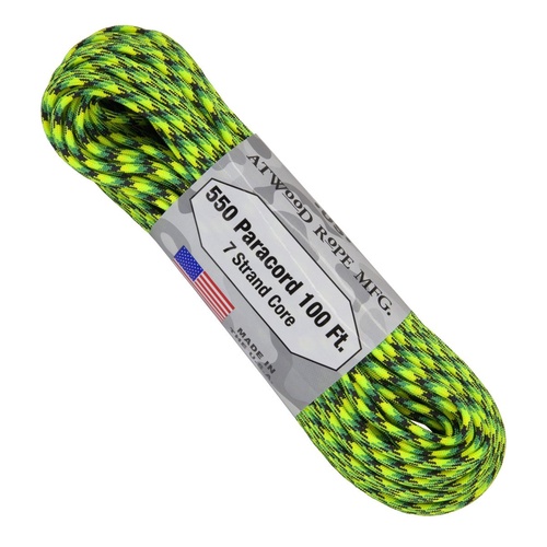 Paracord "Gecko" 550 7 strand (100ft) MADE IN USA