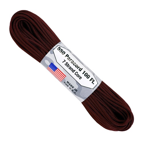 Paracord "Maroon" 550 7 strand (100ft) MADE IN USA