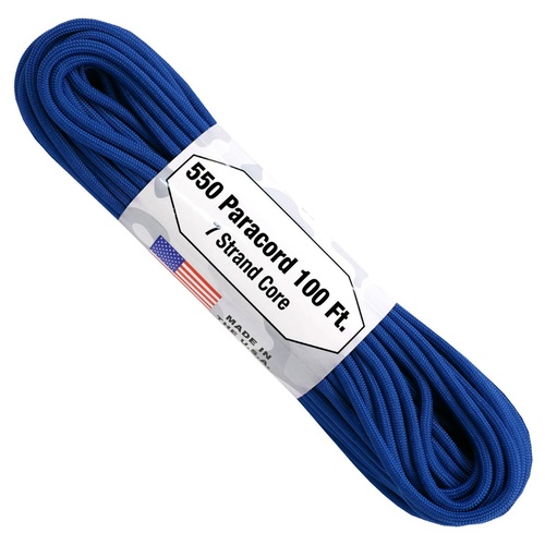 Paracord "Royal Blue" 550 7 strand (100ft) MADE IN USA