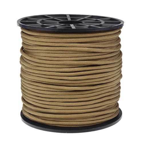SPOOL 1000ft Paracord Tan 550 7 strand MADE IN USA