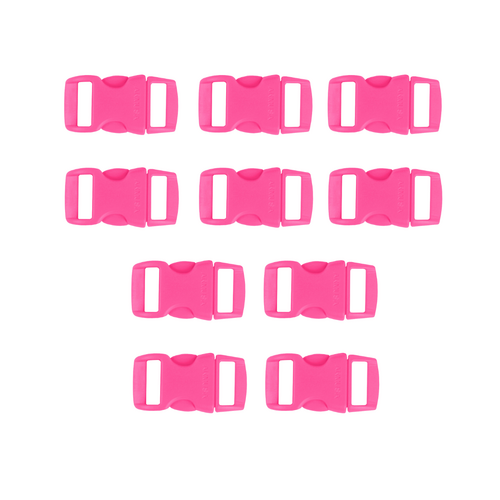 Paracord Side Release 10 Pack Buckle HOT PINK